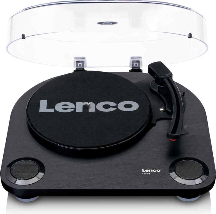 Actual product image Lenco GRAMOFON LS-40BK black (Semi-automatic)