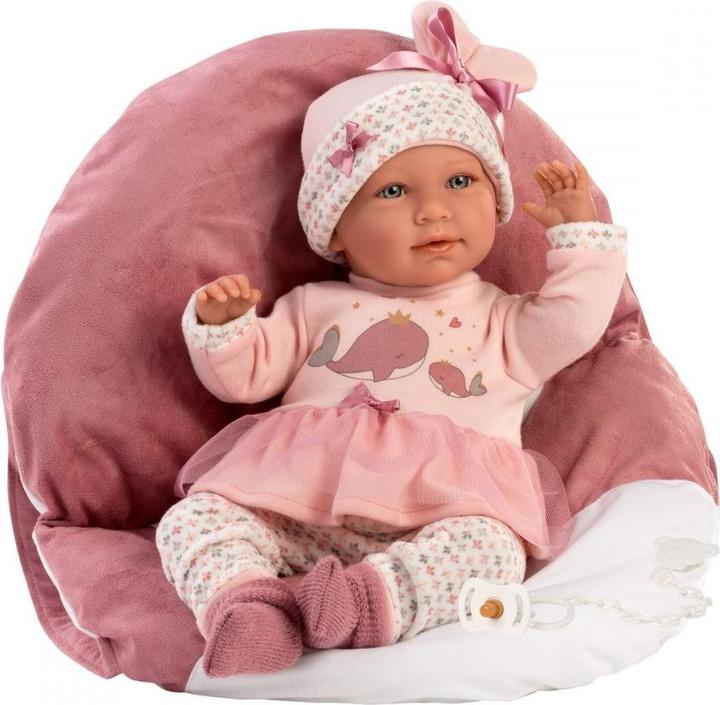 Actual product image Llorens Mimi baby doll with carrier, 42 cm