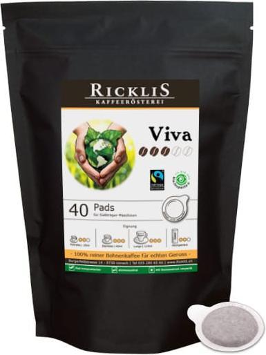 Immagine prodotto RickliS Kaffeerösterei Viva (40 x Porta.)