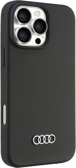 Image du produit Audi Etui silicone iPhone 16 Pro Max 6.9" czarny/black hardcase AU-LSRIP16PM-Q3/D1-BK (Apple iPhone 16 Pro Max)