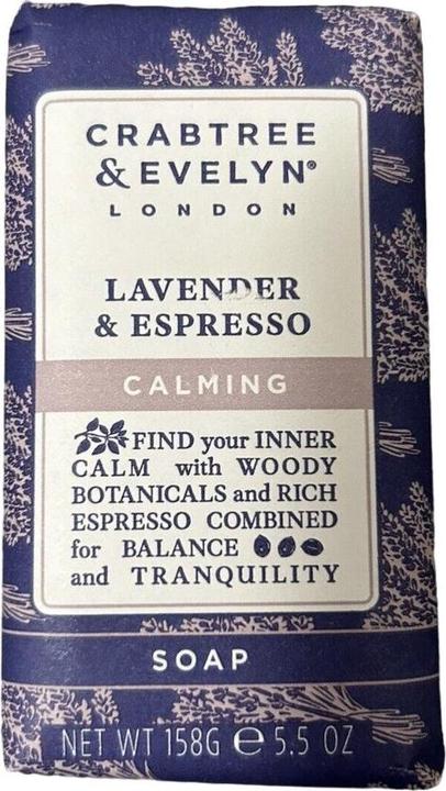 Actual product image Nuxe Crabtree and Evelyn Lavender & Espresso Bar Soap 5.6oz 158g - NEW