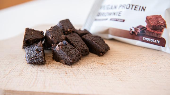 Produktbild Sponser Vegan Protein Brownie (Schoko, Chocolate, Schokolade, 12 Stk., 600 g)