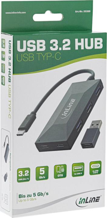 Immagine prodotto InLine USB 3.0 Hub (USB-C, 5 Porti)