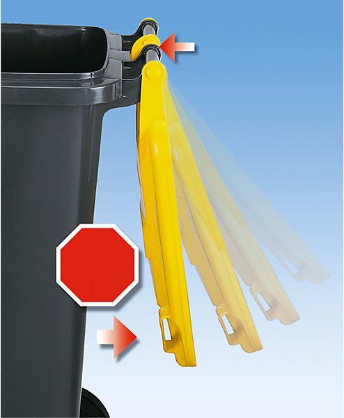 Produktbild eurokraft pro Grossmülltonne aus Kunststoff, nach DIN EN 840 (80 l)