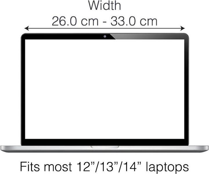Immagine prodotto Philbert Design Philbert - Parasole e cappuccio per la privacy universale 12-14" Ultra Slim, nero (14")
