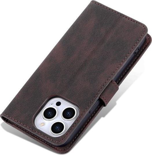 Produktbild MU Classic Retro Leder Bookcover Hülle (Apple iPhone 13 Pro)