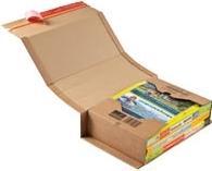 Actual product image Colompac CP020.12 Flexible wrap-around packaging made of corrugated board, 325 x 250 x 80 mm, brown (32.5 x 25 x 8 cm, 20 x)
