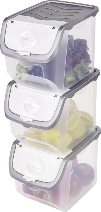 Image du produit HomeZone Boîte avec couvercle à charnière Jan (12 l)