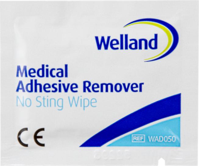 Actual product image Welland Klebstoffentferner Tüchlein neu (50 x)