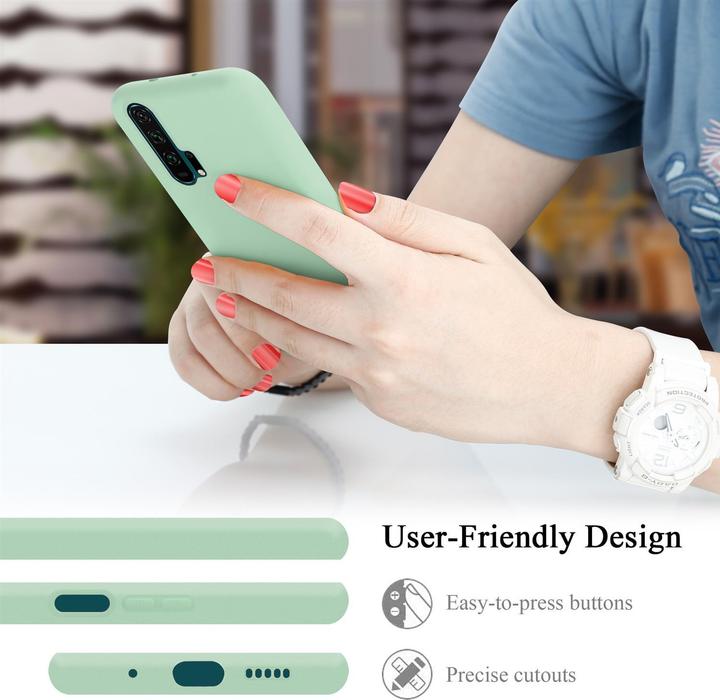 Actual product image Cadorabo TPU Liquid Silicone Case Cover (Honor 20 Pro)
