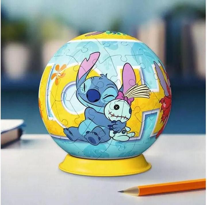 Image du produit Ravensburger 3D Puzzle 11596 - Puzzle-Ball Disney Stitch - Puzzle-Ball pour adultes et enfants à partir de (72 pièces)