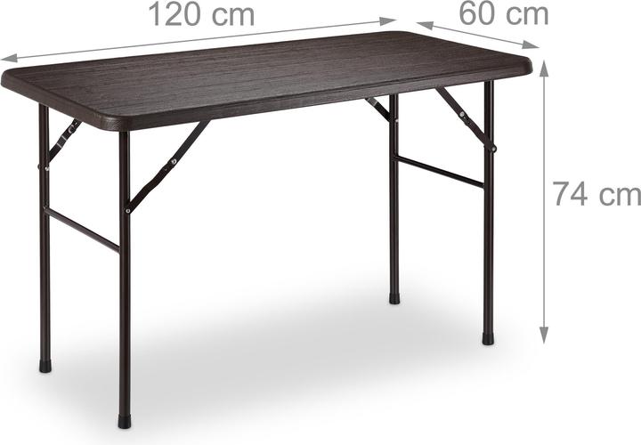 Produktbild Relaxdays Gartentisch (120 cm)
