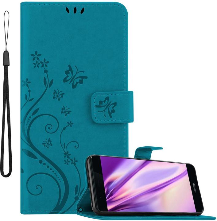 Productafbeelding Cadorabo Bloemen Boekomslag (Huawei P9)