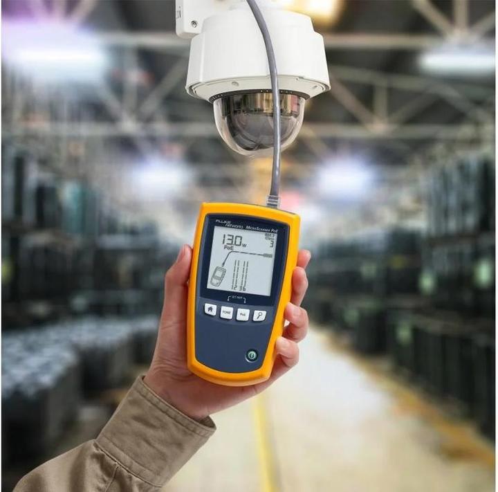 Image du produit Fluke Le PoETester MicroScanner, conçu pour les techniciens de câblage