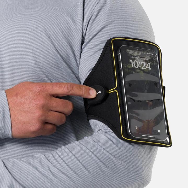 Actual product image Nathan Running wristband for phone "Laser Light 5K"