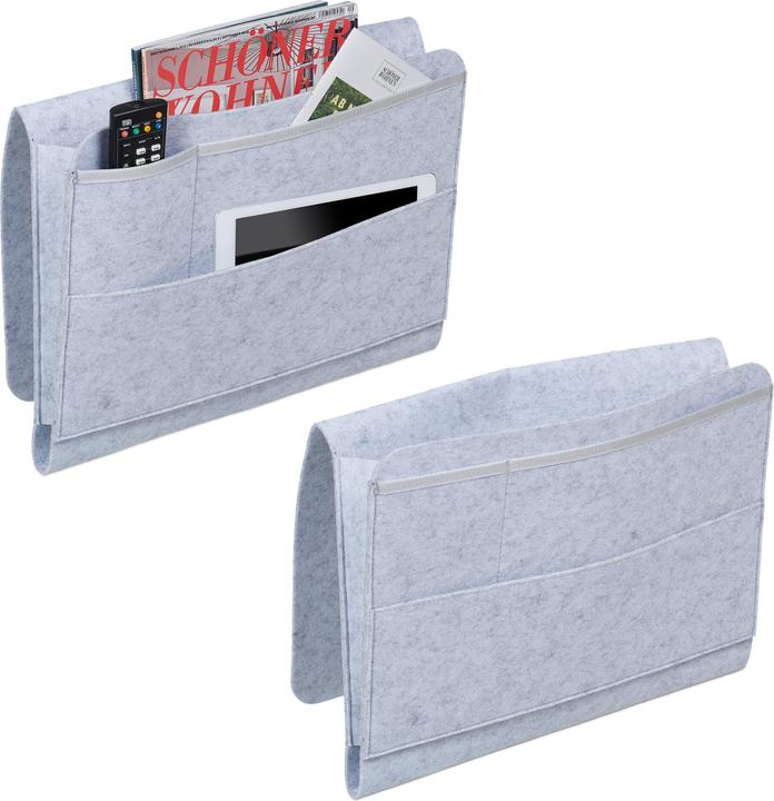 Relaxdays 2x Betttasche (41 x 8 x 31.5 cm)