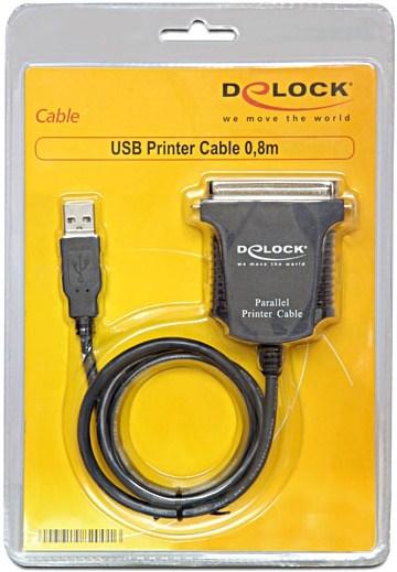 Produktbild Delock Schnittstellenkabel USB auf Cen36 (1.80 m, Parallel (Drucker))