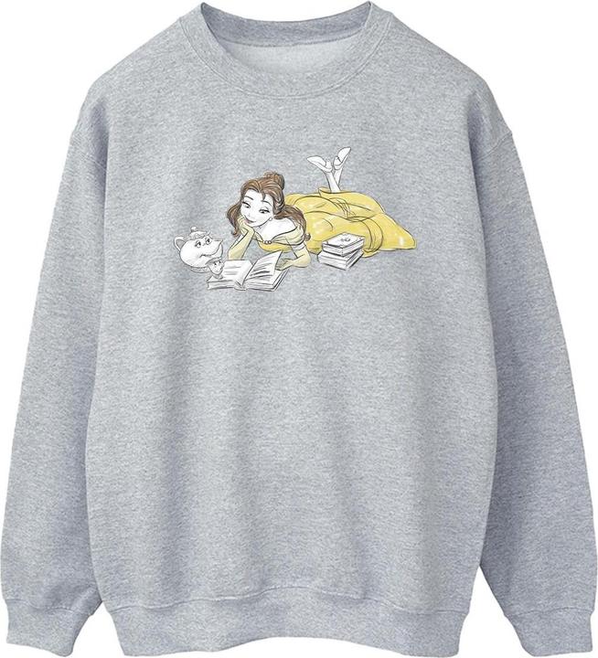 Disney Schöne und das Biest Belle Lesen Baumwolle Sweatshirt