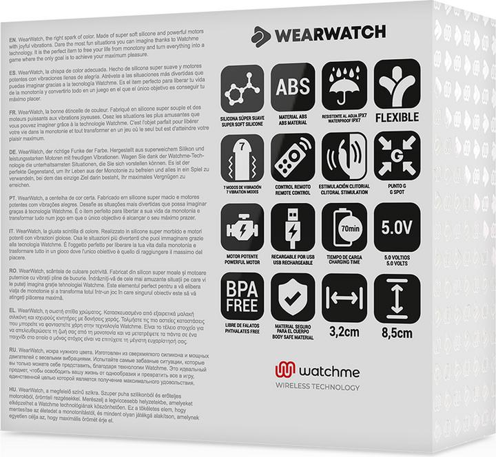 Immagine prodotto Wearwatch Tecnologia Wireless Dual Pleasure Watchme Light Acquamarina/Corallo