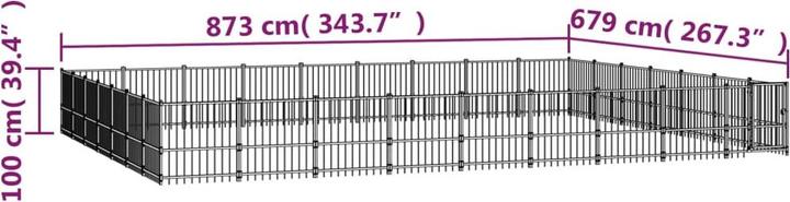 Actual product image VidaXL Shaine (Dog kennel)