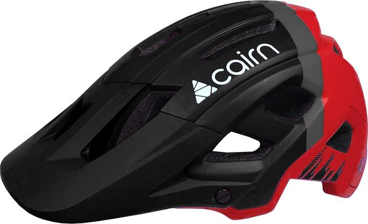 Actual product image Cairn Bicycle Helmet Adults Mountain Helmet Active Allmountain Black Red - Dust II - Moutainbike All T (58 - 61 cm)