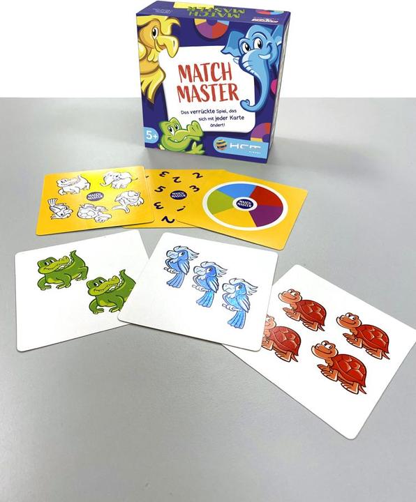 Image du produit HCM Kinzel HCM55163 - Match Master - Jeu de cartes, 2-6 joueurs, 5+ ans (édition DE) (Allemand)