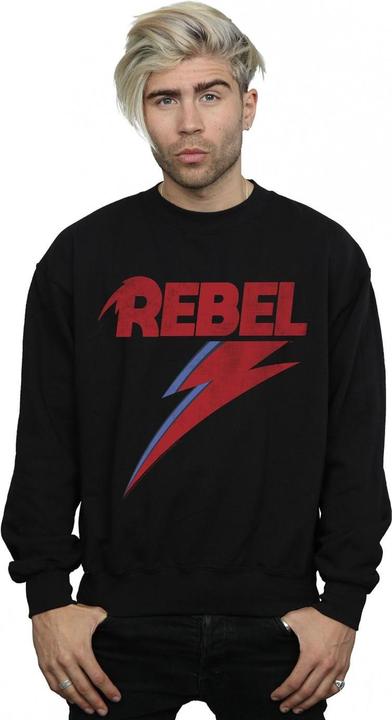 Immagine prodotto David Bowie Distressed Rebel Felpa Uomo (M)
