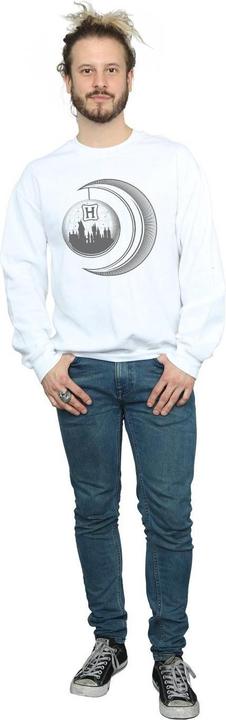 Actual product image Mens Hogwarts Moon Sweatshirt (L)