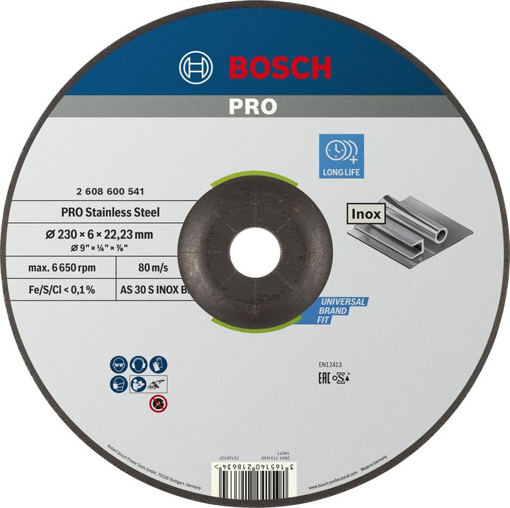 Actual product image Bosch Professional Zubehör Pro Stainless Steel grinding disc (Other)