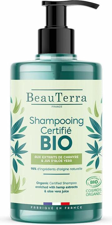 BeauTerra Shampoo Hanf & Aloe Vera Bio Fl 750 ml (750 ml, Flüssiges Shampoo)
