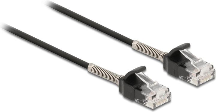 Produktbild Delock Kabel RJ45 Stecker zu RJ45 Stecker mit Knickschutz Cat.6A 3 m schwarz (U/UTP, CAT6a, 3 m)