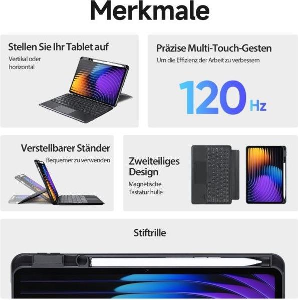 Image du produit Dux Ducis DK Series Keyboard Case (US, Xiaomi Pad 7, Xiaomi Pad 7 Pro)
