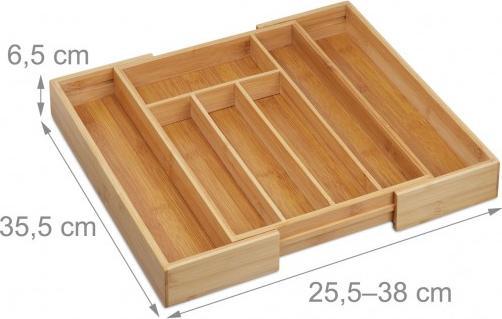 Actual product image Relaxdays Mesh Cutlery Tray L