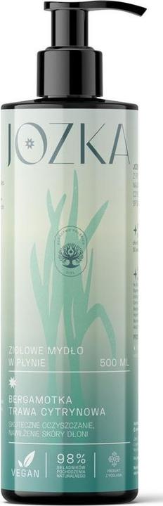 Actual product image Dary Natury Herbal liquid soap (bergamot, lemongrass) 500 ml - Jozka (Natural Gifts) (Liquid soap, 500 ml)