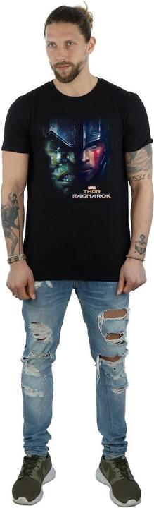 Actual product image Universal Textiles Mens Hulk Split Face Cotton T-Shirt (M)