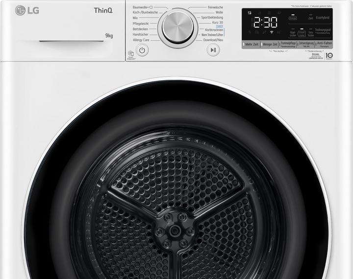Immagine prodotto LG V9R09TC (9 kg, Modificabile, A destra, Spina UE)