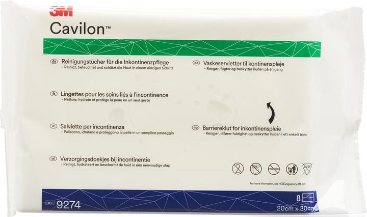 Produktbild 3M Reinigungstücher Inkontinenzpflege 3in1 (8 Stk) (8 x)