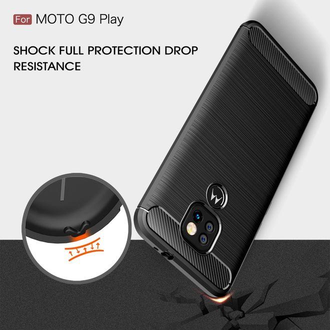 Produktbild MU Style Carbon Fiber TPU Softcase Series (Motorola Moto G9 Play)