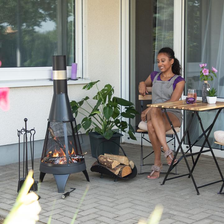 Produktbild Relaxdays Kaminbesteck (20 x 20 x 68 cm)