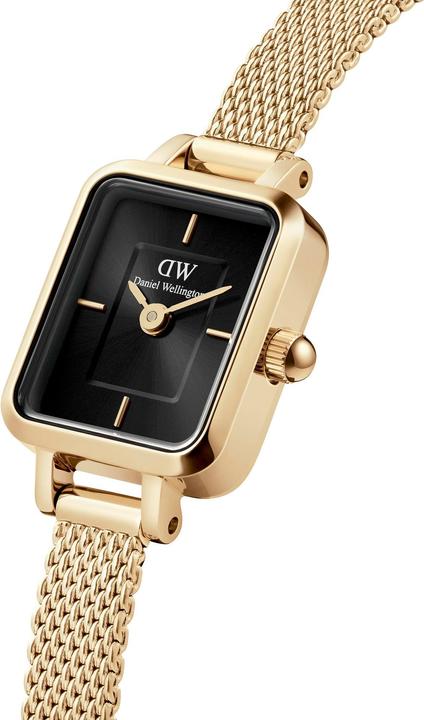 Immagine prodotto Daniel Wellington Quadro Mini Evergold Onyx Gold (Orologio da polso analogico, 15.50 mm)