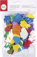 Produktbild Rayher Moosgummi Blumen, Herzen, gemischt, 140 Stück