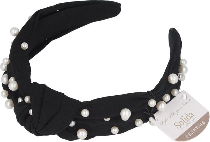 Image du produit Solida Serre-tête noir avec perles