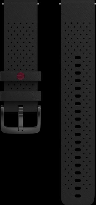 Polar kellarihm S/L, must/hall (22 mm, Silicone)