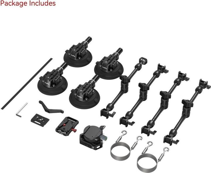 Actual product image SmallRig 4 Arm Suction Cup Camera Mount Kit SC 15K (Various video accessories)