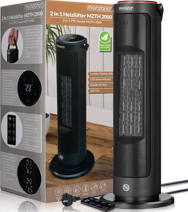 Actual product image Monzana Fan heater (2000 W)