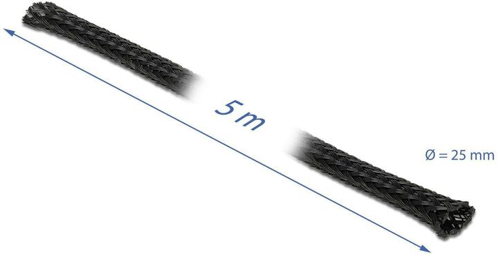 Actual product image Delock Braided cable conduit (Cable conduit, 500 cm)