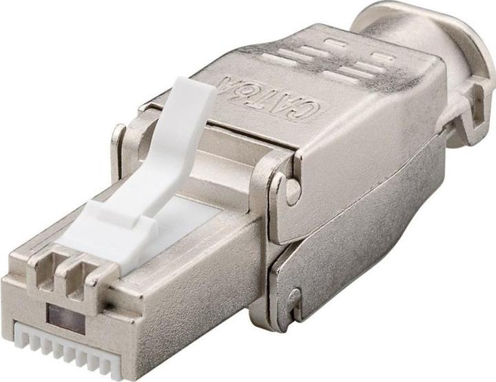 Techly Plug RJ45 Cat.6A Schermato STP Tooless con fermacavo (Connettore del cavo di rete)