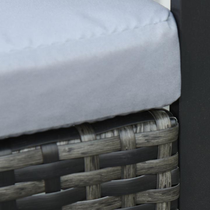 Immagine prodotto Outsunny Gruppo di sedute in polyrattan come set da 5 pezzi