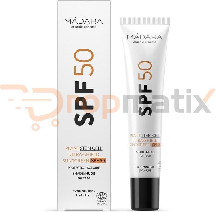 Image du produit Madara Écran solaire SPF 50 Ultra Shield (Crème solaire visage, SPF 50, 40 ml, 500 g)