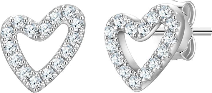 Actual product image Glanzstücke München Ladies earrings heart sterling silver - 34516 (Sterling silver 100%)